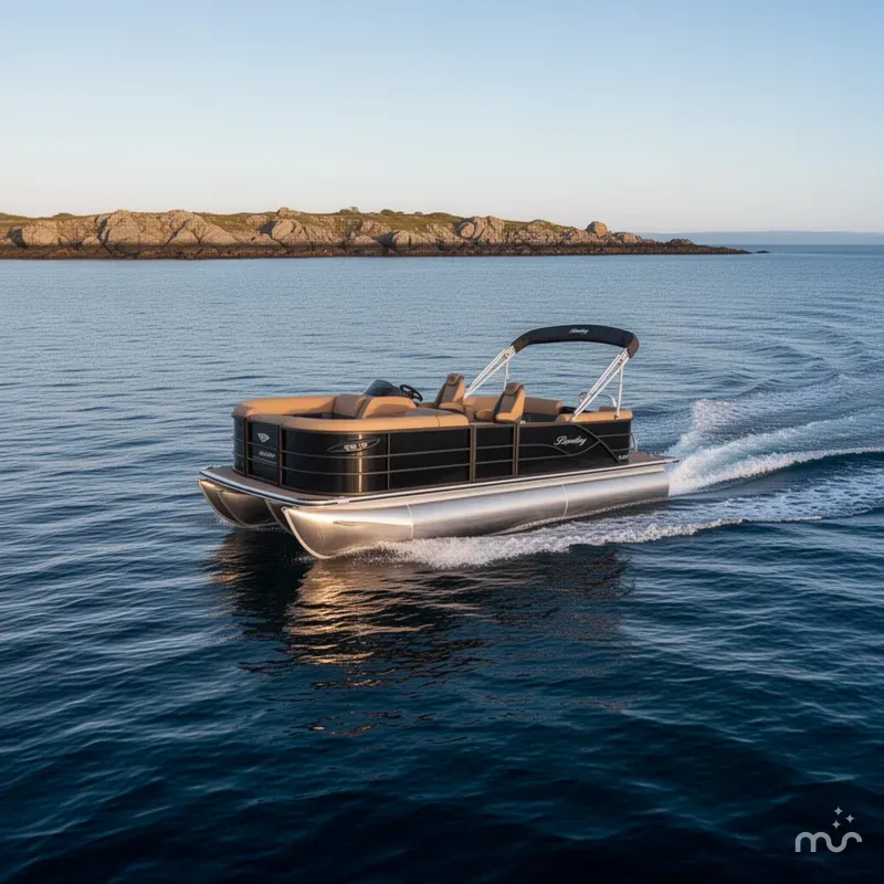 The Image of Bentley Pontoons Legacy 200 Navigator Quad Lounge & Honda 4-Stroke EFI 2026 - 0