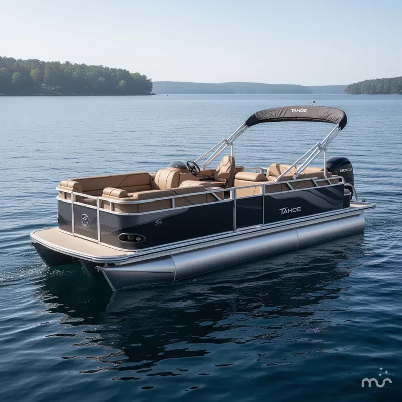 Slide: The Image of Tahoe Sport 1980 Cruise Rear Bench (CRB) & Honda 4-Stroke EFI 2026 - 0