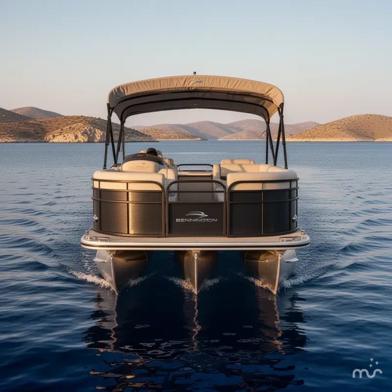 Slide: The Image of Bennington 2575 QCW Midship Bar w/ 350HP Yamaha! 2015 - 1