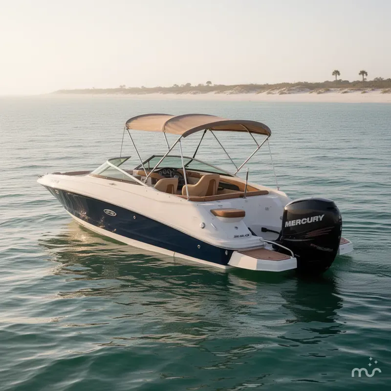 Slide: The Image of Sea Ray 220 Sundeck Outboard 2015 - 2