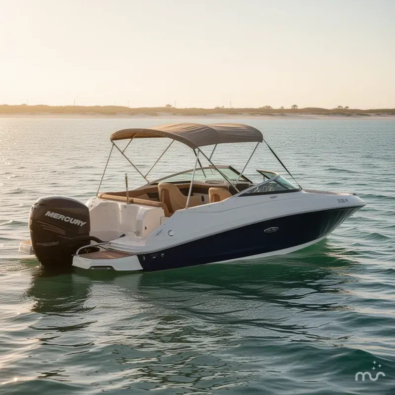 Slide: The Image of Sea Ray 220 Sundeck Outboard 2015 - 4