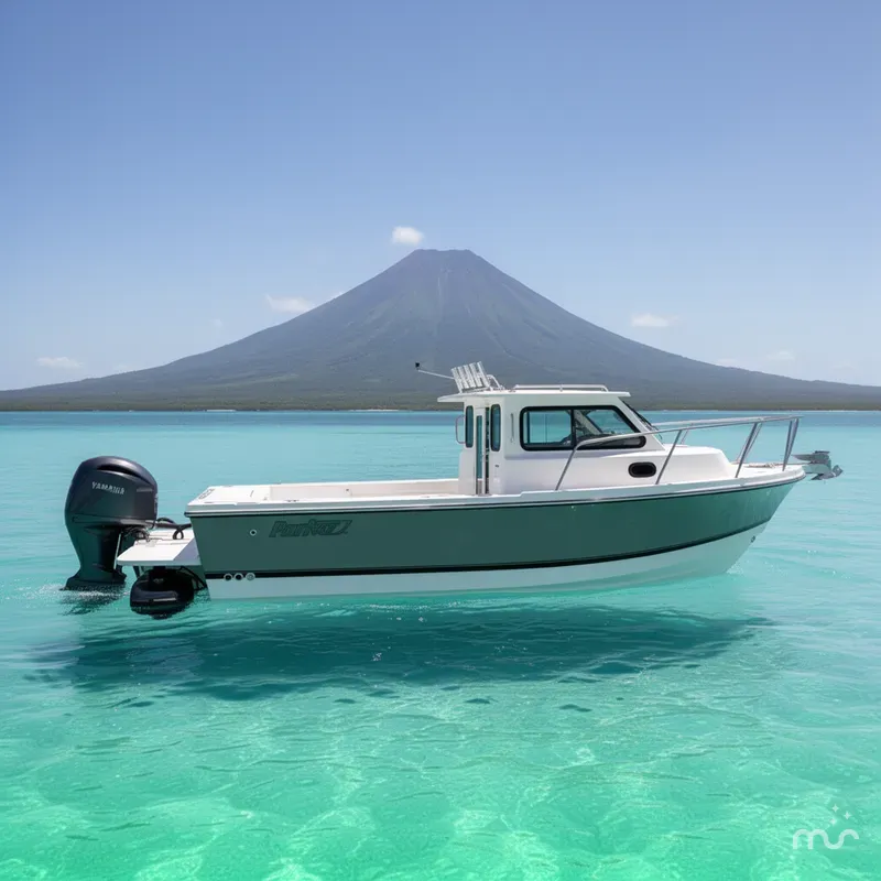Slide: The Image of Parker Marine 227 Explorer WITH AC AND SEAKEEPER RIDE 2026 - 2