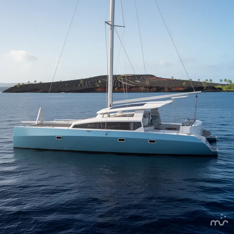 Slide: The Image of Catamaran Island Hopper 2027 - 2