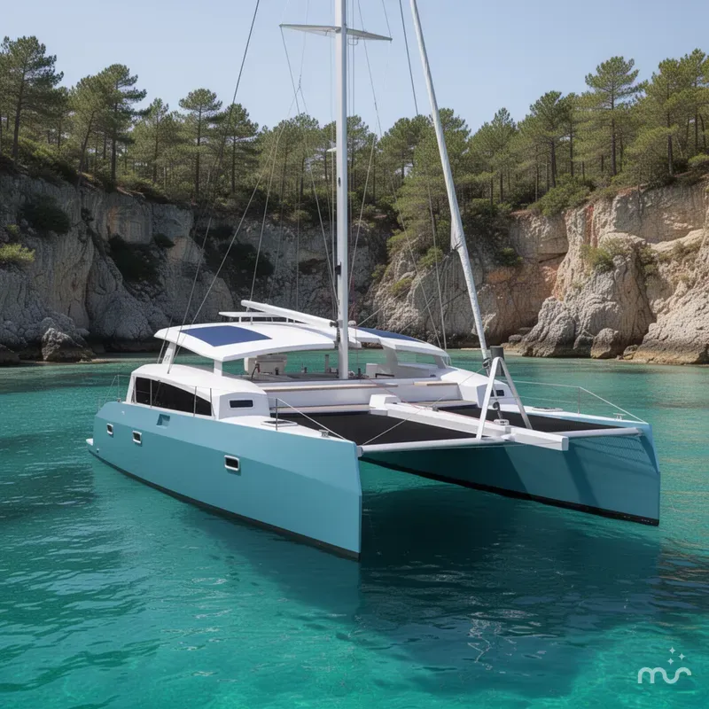 Slide: The Image of Catamaran Island Hopper 2027 - 2