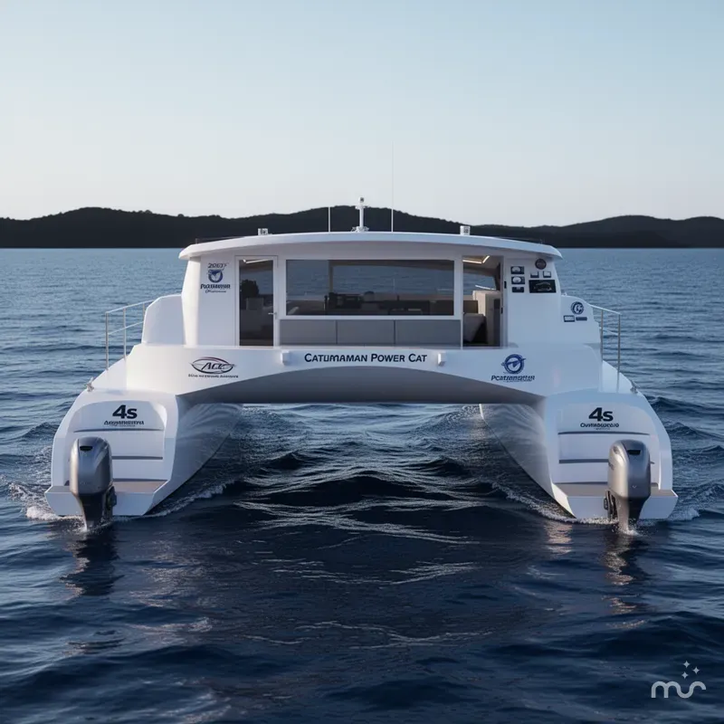 Slide: The Image of Catamaran Power Cat 2027 - 3