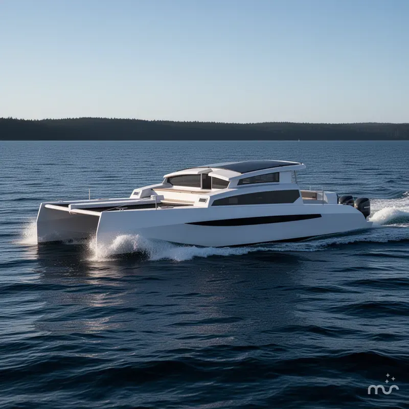 Slide: The Image of Catamaran Power Cat 2027 - 4