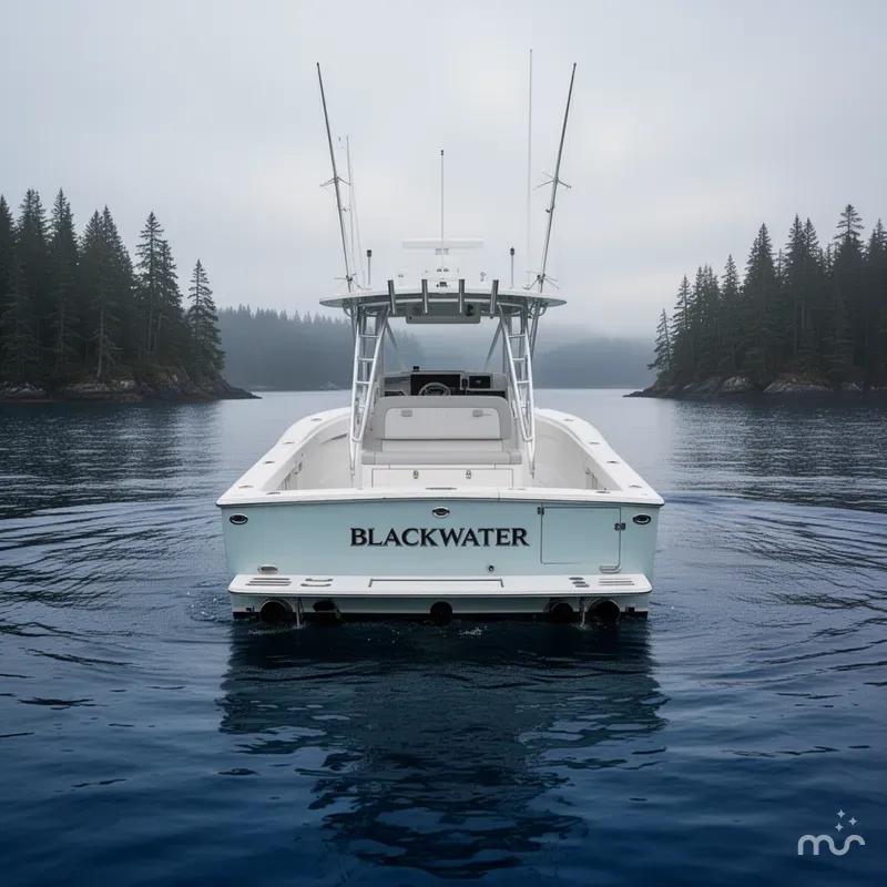 Slide: The Image of BlackWater 36 Sportfish 2014 - 3
