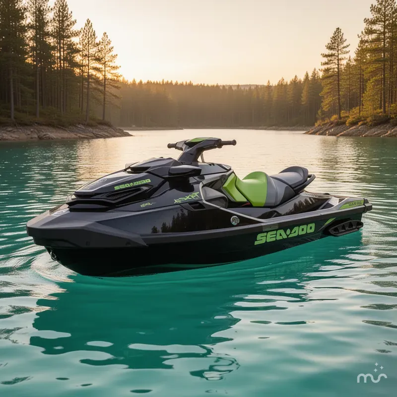 Slide: The Image of Sea-Doo RXT-X 300 IBR & Sound System Eclipse Black And L 2020 - 2
