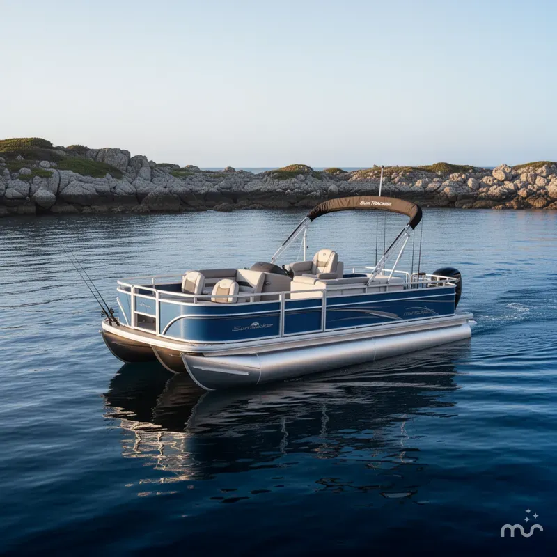Slide: The Image of Sun Tracker Fishin' Barge 20 DLX 2026 - 4