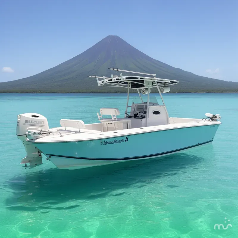Slide: The Image of Island Runner 26 Center Console 2003 - 2