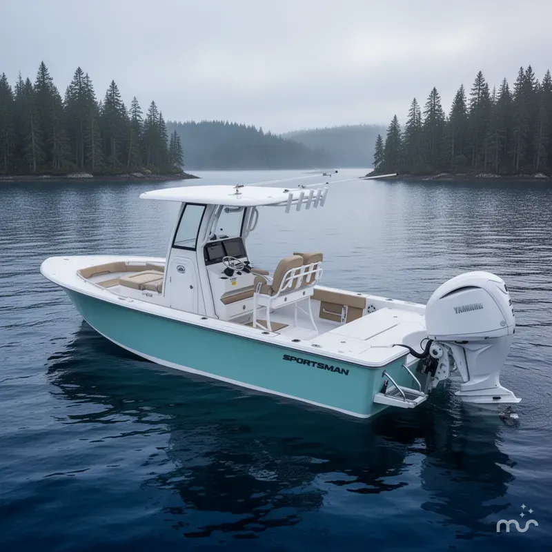 Slide: The Image of Sportsman Masters 247OE Bay Boat 2026 - 2