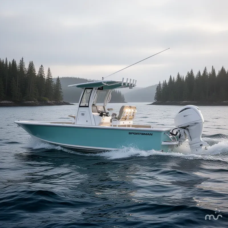 Slide: The Image of Sportsman Masters 247OE Bay Boat 2026 - 4