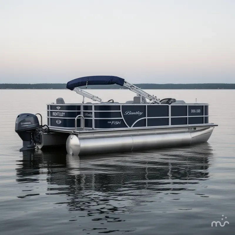 Slide: The Image of Bentley Pontoons Lil Bentley 180 Fish 2022 - 0