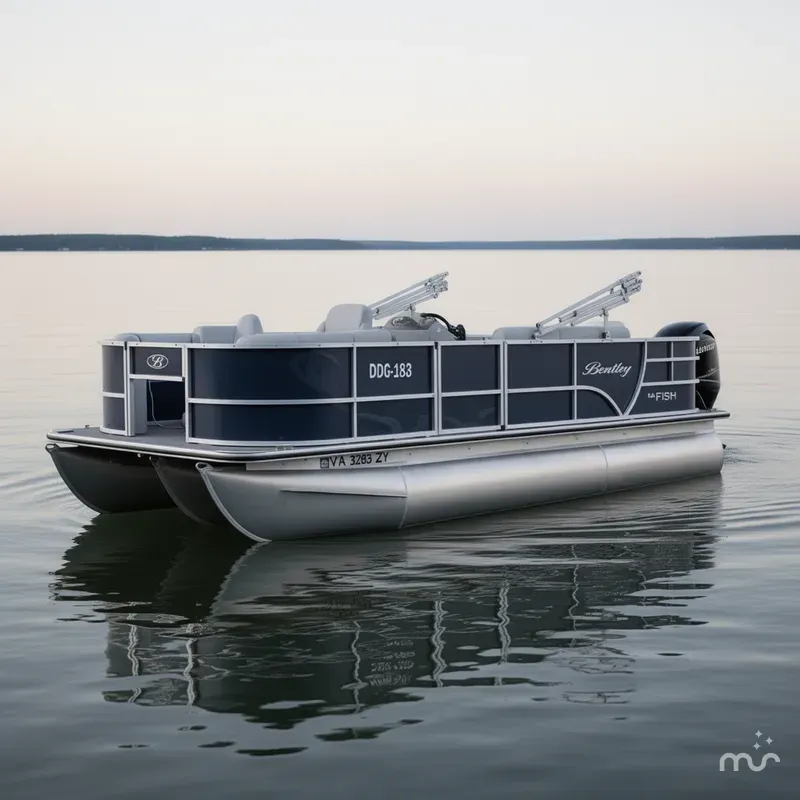 Slide: The Image of Bentley Pontoons Lil Bentley 180 Fish 2022 - 1