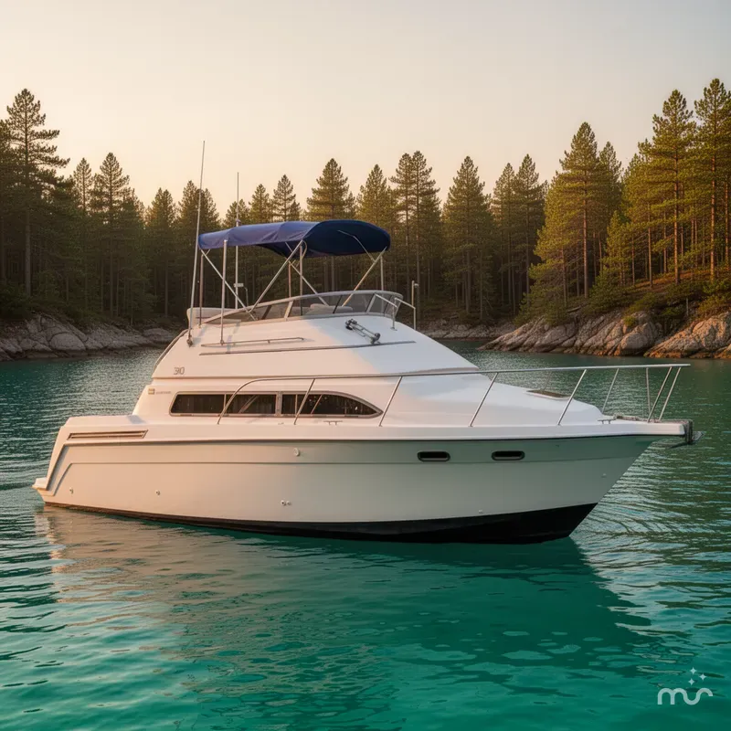 Slide: The Image of Carver Yachts 310 Santego 1994 - 2