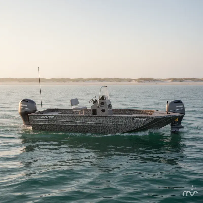 Slide: The Image of Edge Boats Sportsman 553DB 2026 - 2