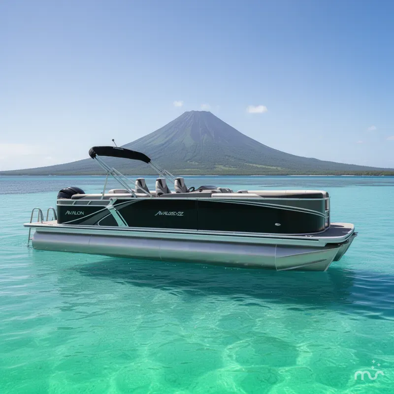 Slide: The Image of Avalon LSZ 25 QUAD LOUNGER-TRITOON 200HP 2026 - 2