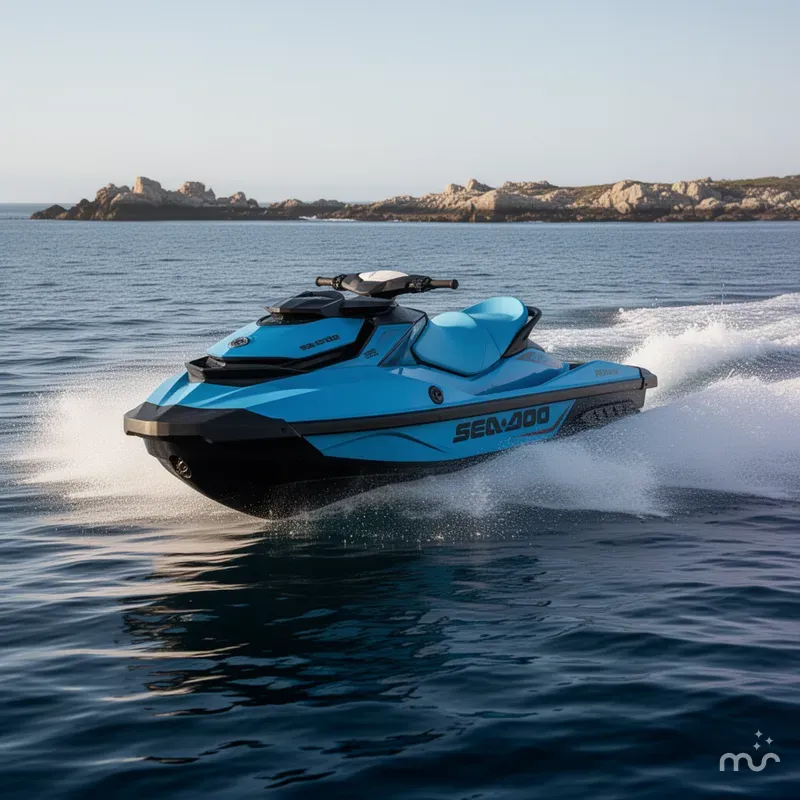 Slide: The Image of Sea-Doo RXP-X™ 325 Tech, BRP Premium A, iBR Gulfstream Blu 2026 - 4