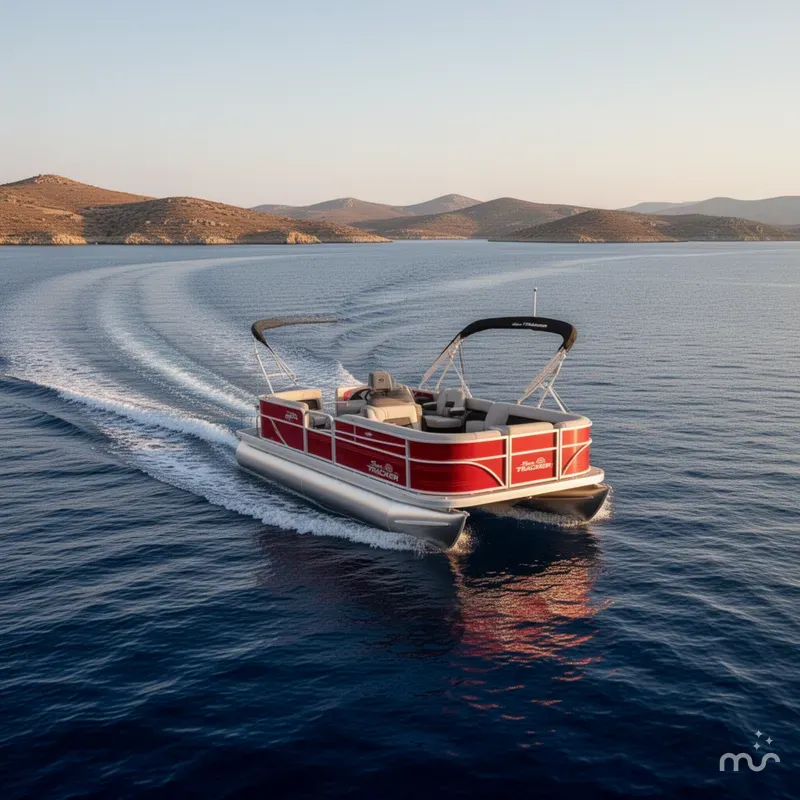 Slide: The Image of Sun Tracker Party Barge 18 DLX 2026 - 4