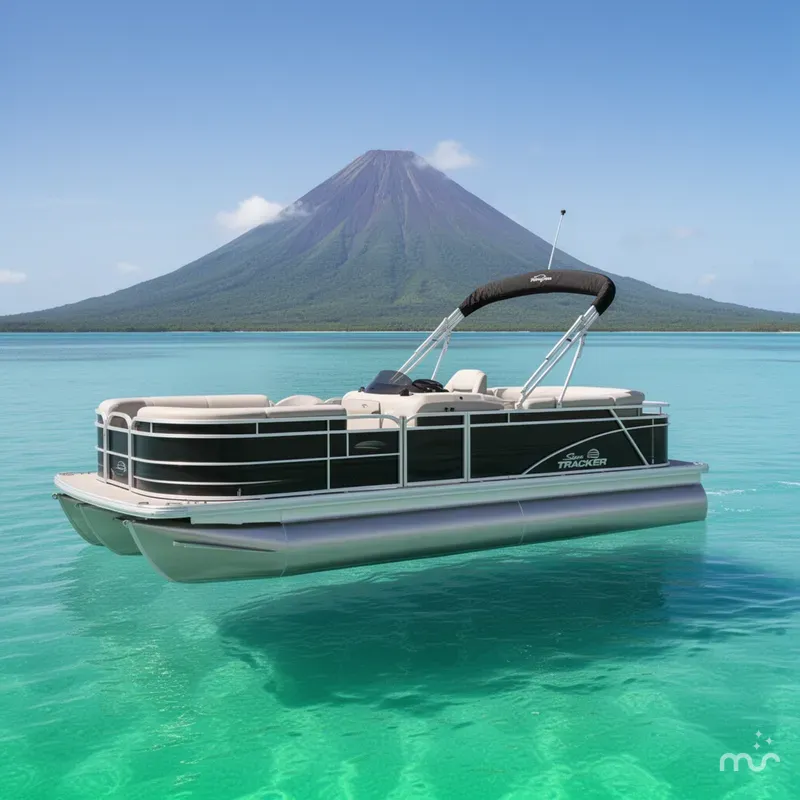 The Image of Sun Tracker Party Barge 22 RF DLX 2026 - 0