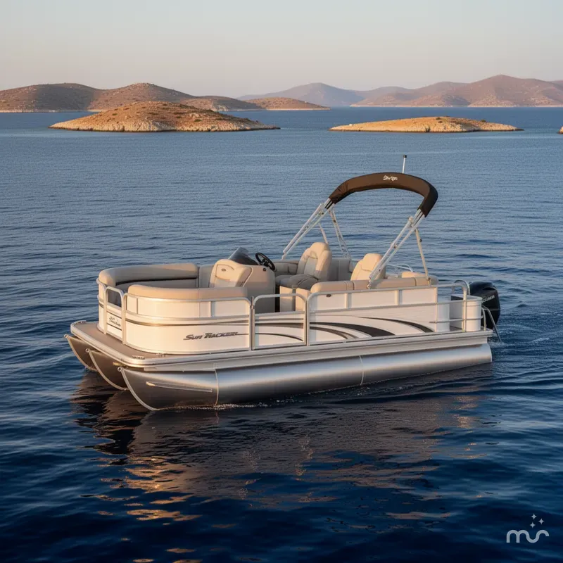 The Image of Sun Tracker Party Barge 16 DLX 2026 - 0