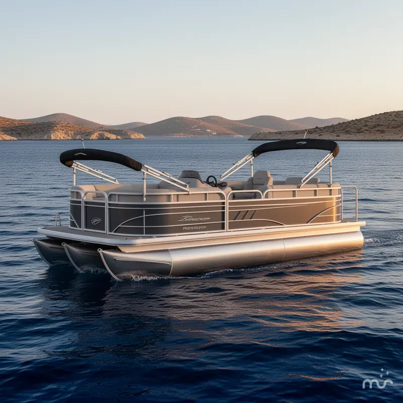 The Image of Sun Tracker Party Barge 20 DLX 2022 - 0