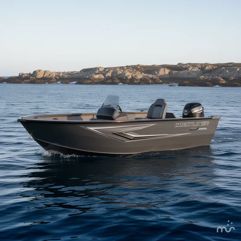 Slide: The Image of Crestliner 1650 Kodiak Tiller 2026 - 2