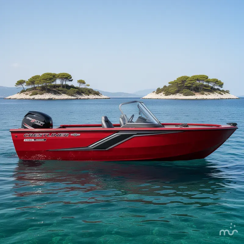 Slide: The Image of Crestliner 1750 Bass Hawk 2026 - 2