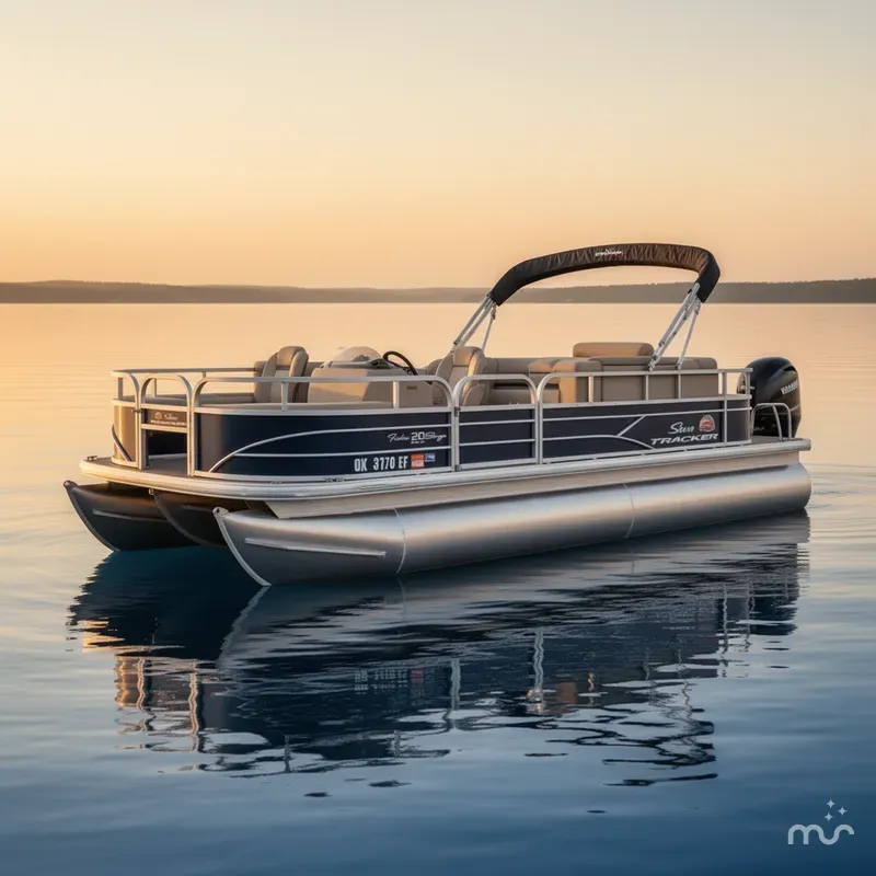 Slide: The Image of Sun Tracker Fishin' Barge 20 DLX 2018 - 1