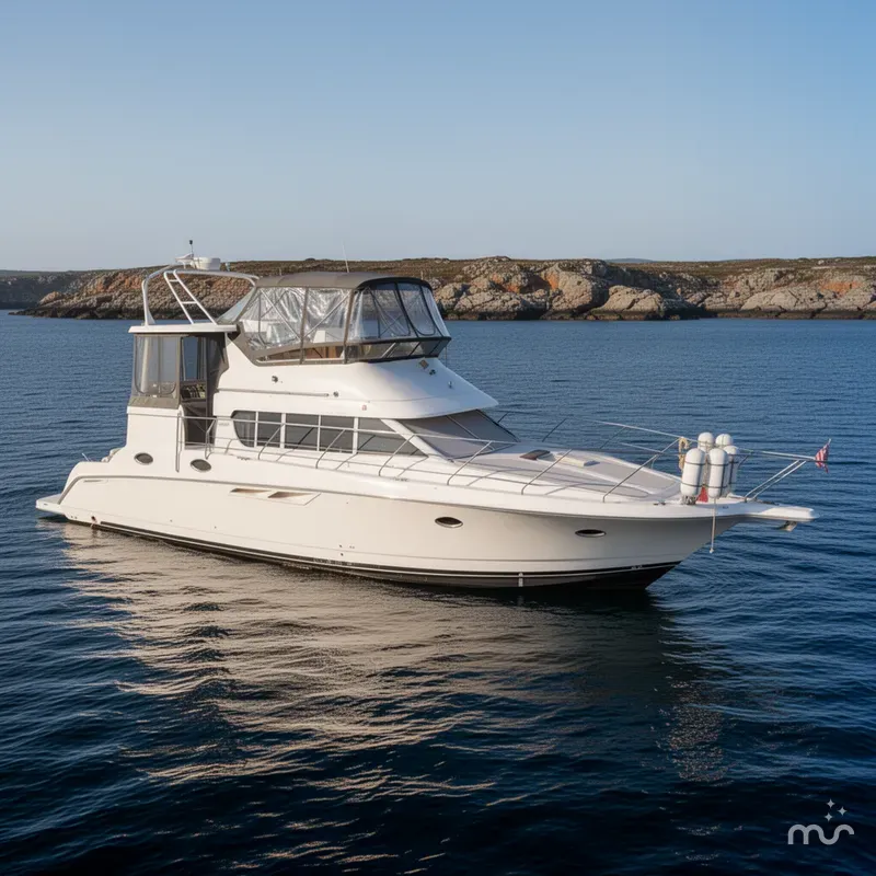 The Image of Silverton 442 Cockpit Motor Yacht 1996 - 0