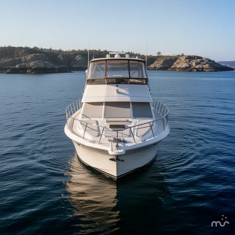 Slide: The Image of Silverton 442 Cockpit Motor Yacht 1996 - 1