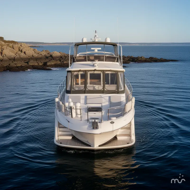 Slide: The Image of Silverton 442 Cockpit Motor Yacht 1996 - 3