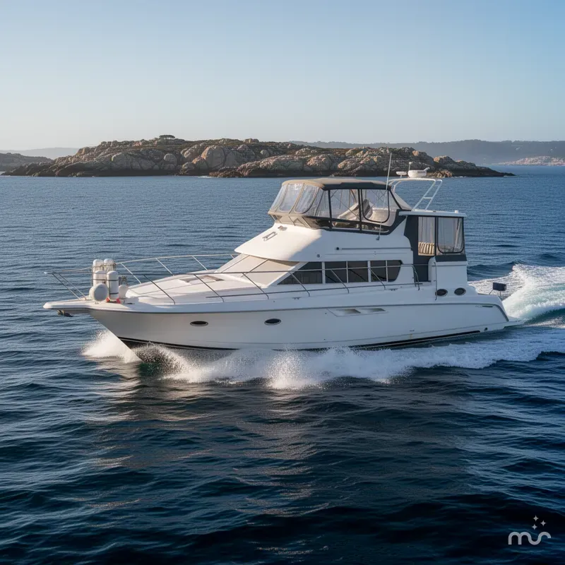 Slide: The Image of Silverton 442 Cockpit Motor Yacht 1996 - 4