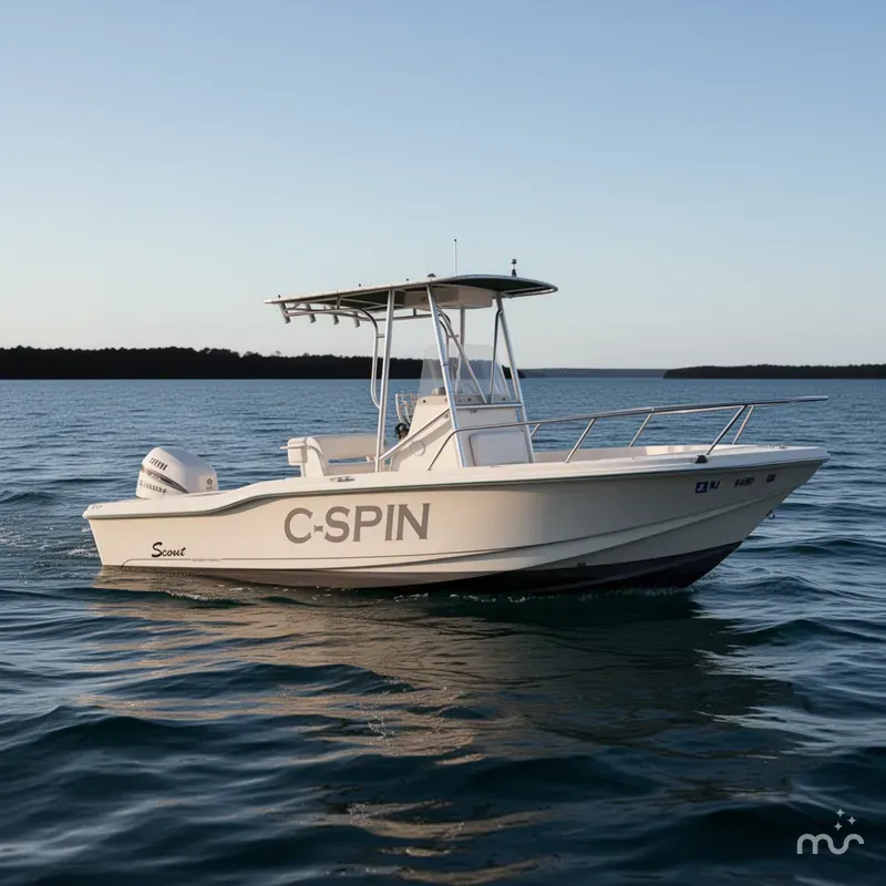Slide: The Image of Scout 222 Sportfish 1996 - 0