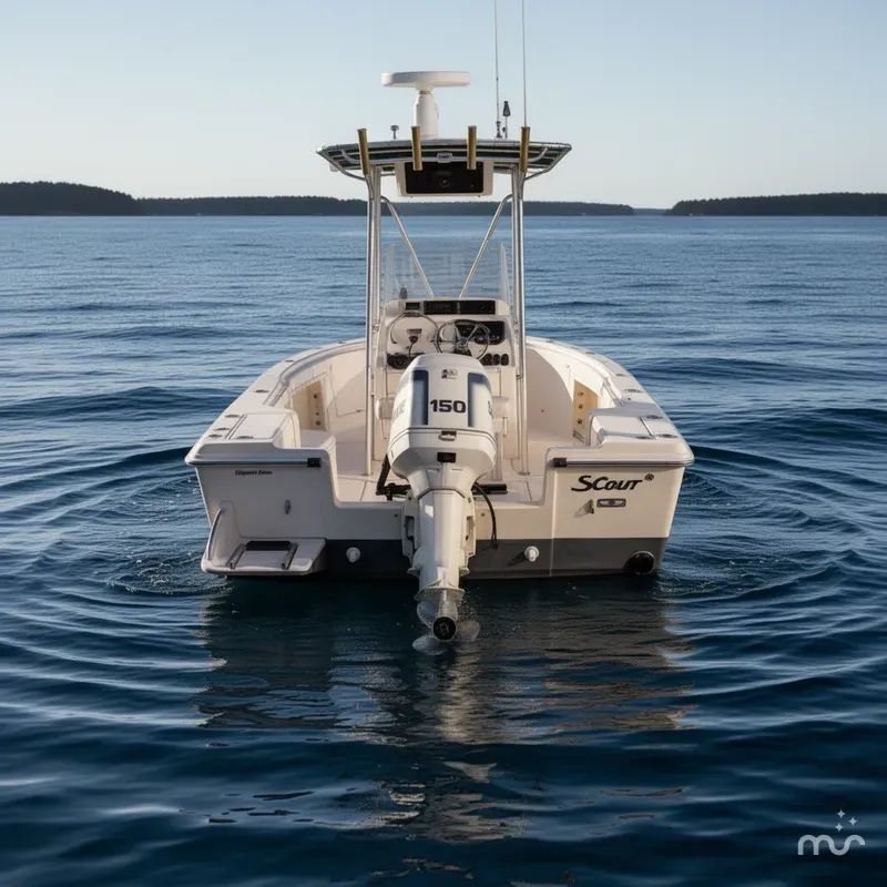 Slide: The Image of Scout 222 Sportfish 1996 - 2