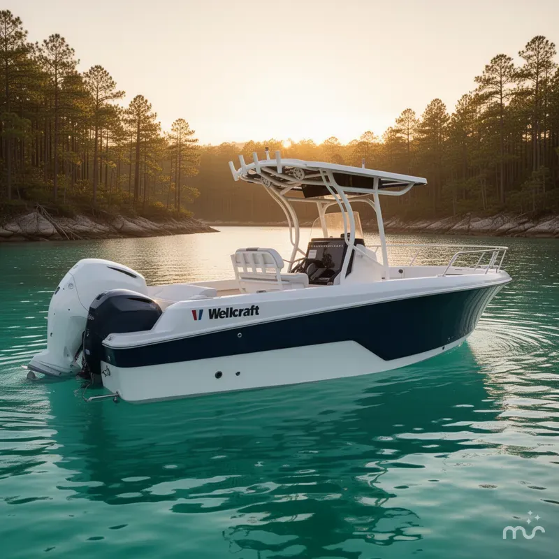 Slide: The Image of Wellcraft 222 Fisherman 2023 - 2