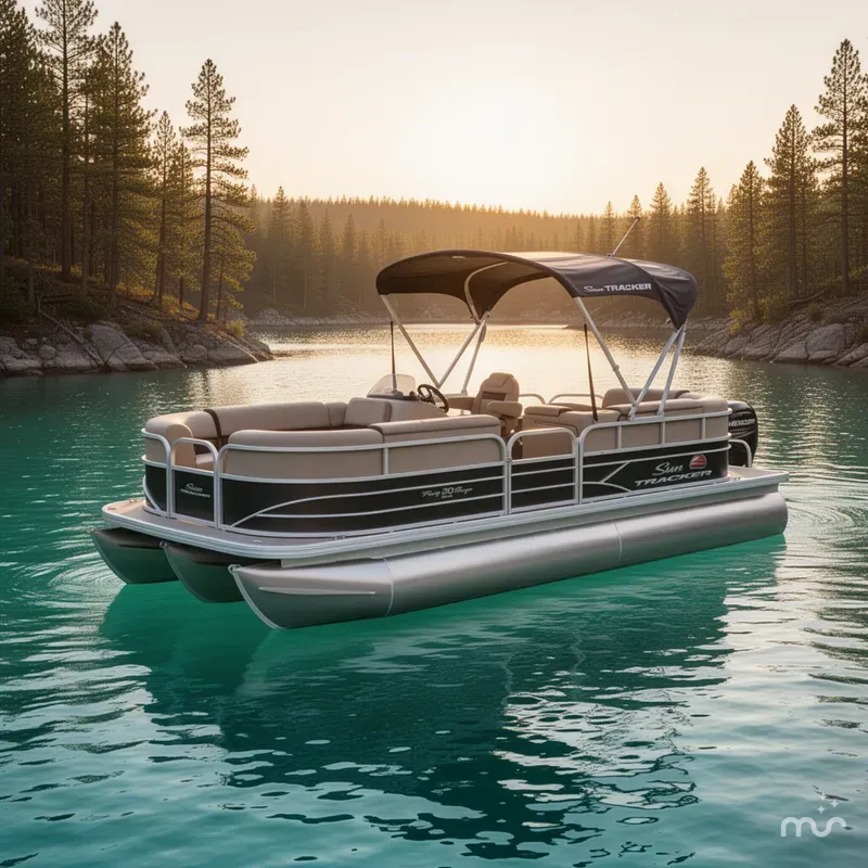 The Image of Sun Tracker Party Barge 20 DLX 2018 - 0