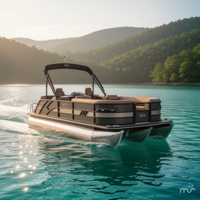 Slide: The Image of Bentley Pontoons Elite 253 DC Swingback 2026 - 1