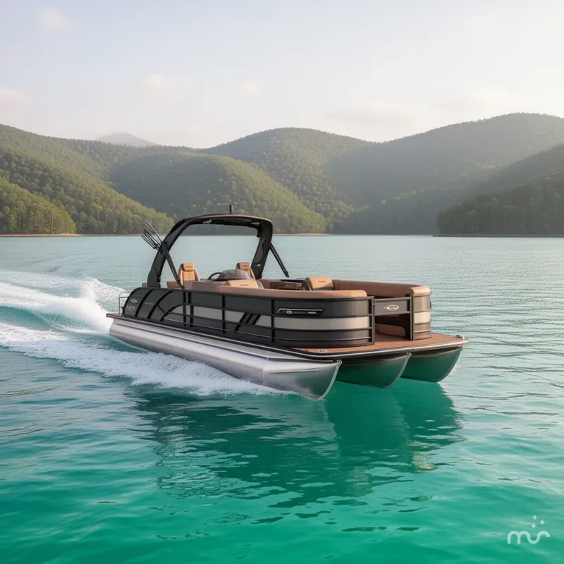 Slide: The Image of Bentley Pontoons Elite 253 DC Swingback 2026 - 2