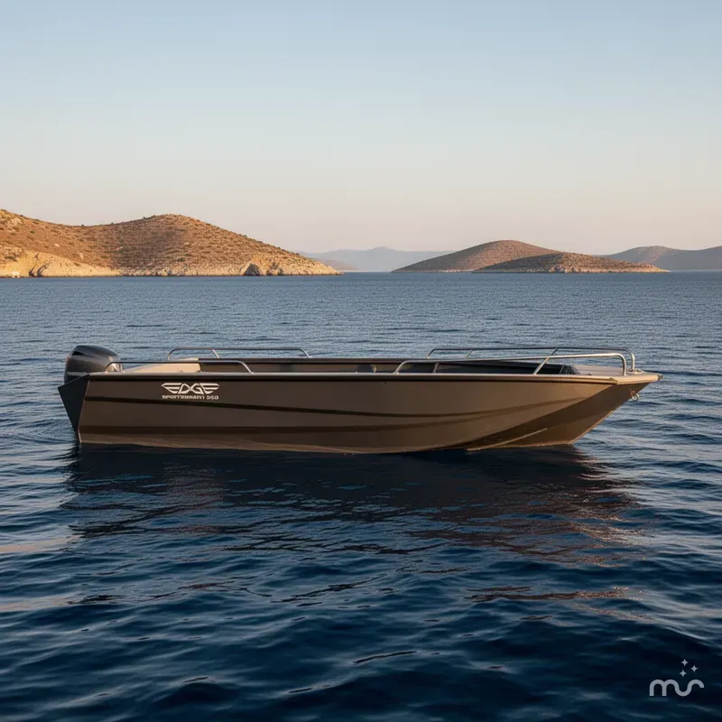 Slide: The Image of Edge Boats Sportsman 550 2026 - 2