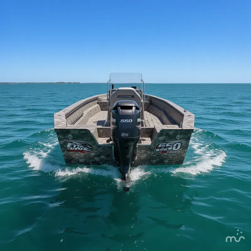 Slide: The Image of Edge Boats Sportsman 550 2026 - 2