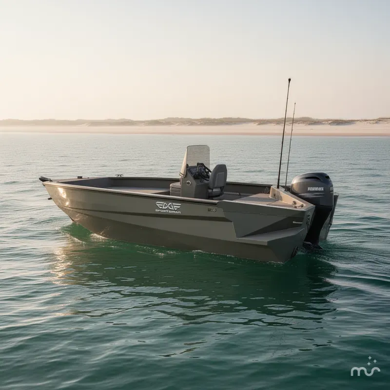 Slide: The Image of Edge Boats Sportsman 553DB 2026 - 2
