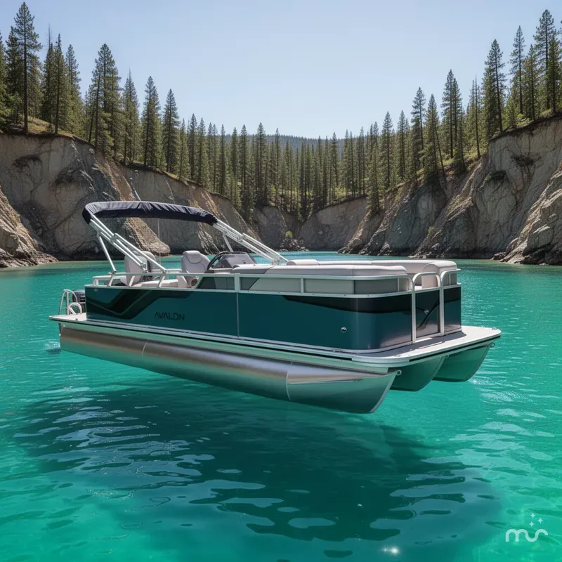 Slide: The Image of Avalon Venture 21 REAR FISH-90HP 2026 - 2