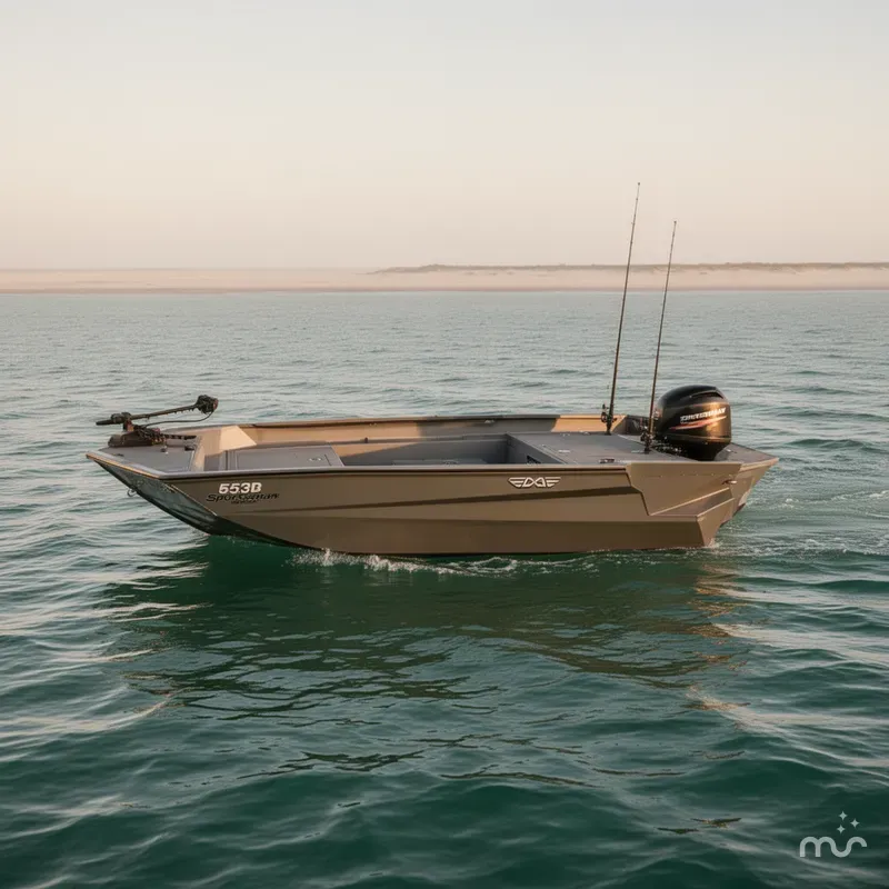 Slide: The Image of Edge Boats Sportsman 553DB 2026 - 2