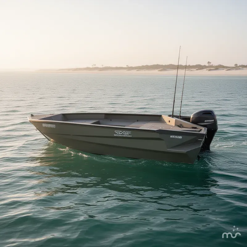 Slide: The Image of Edge Boats Sportsman 553DB 2026 - 2