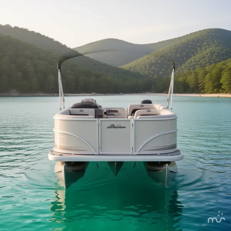 Slide: The Image of Sun Tracker Party Barge 18 DLX 2026 - 3