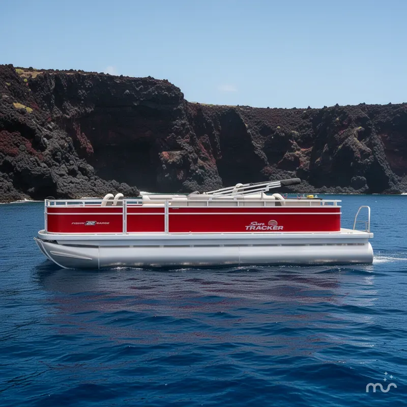 Slide: The Image of Sun Tracker Fishin' Barge 22 DLX 2026 - 2