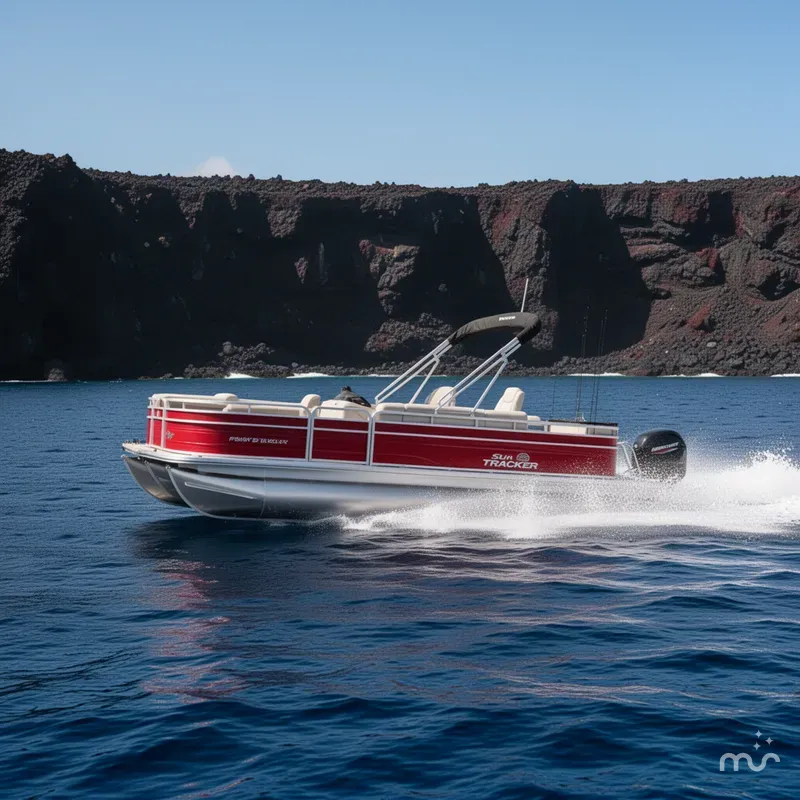 Slide: The Image of Sun Tracker Fishin' Barge 22 DLX 2026 - 4