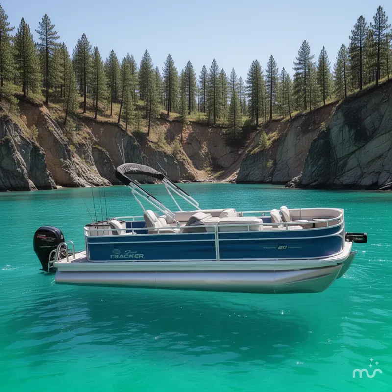The Image of Sun Tracker Fishin' Barge 20 DLX 2026 - 0