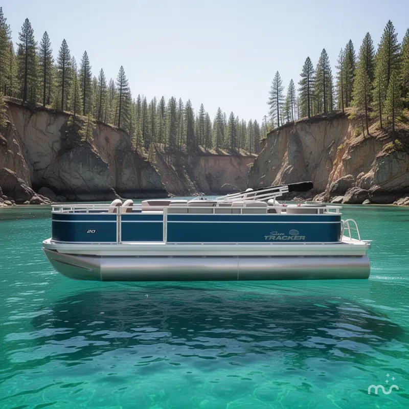 Slide: The Image of Sun Tracker Fishin' Barge 20 DLX 2026 - 2
